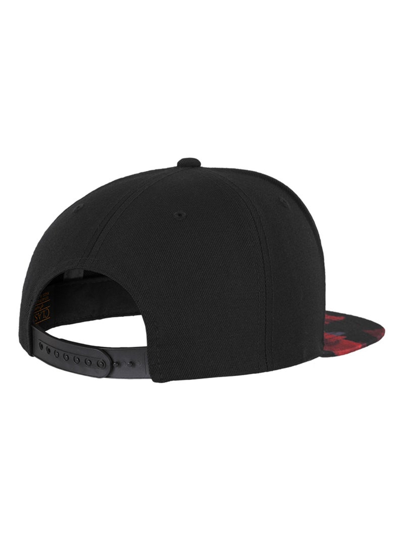 Flexfit - Casquette ajustable motif/style roses Noir Rouge - Kiabi