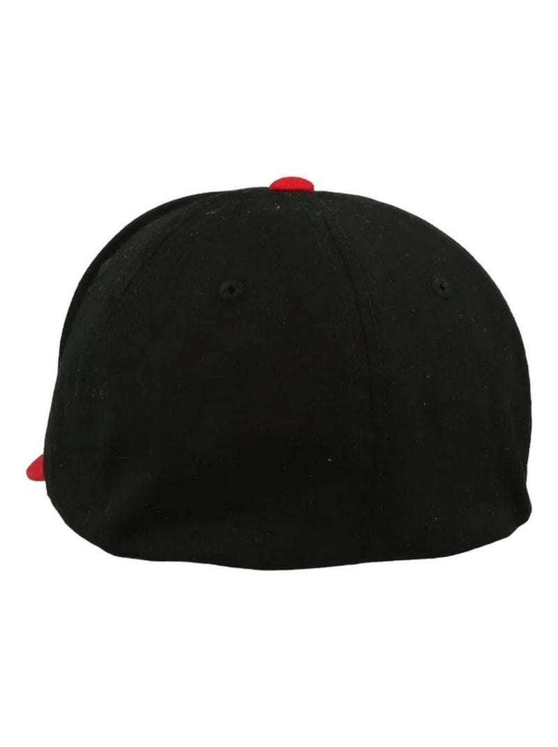 Flexfit - Casquette de baseball Noir Rouge - Kiabi