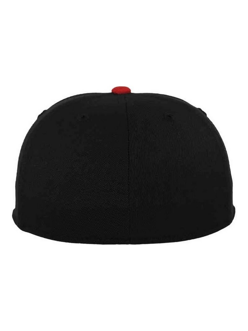 Flexfit - Casquette de baseball PREMIUM Noir Rouge - Kiabi