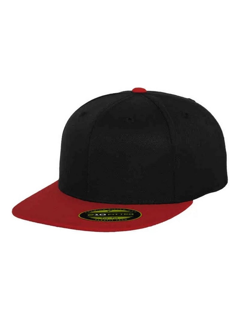 Flexfit - Casquette de baseball PREMIUM Noir Rouge - Kiabi