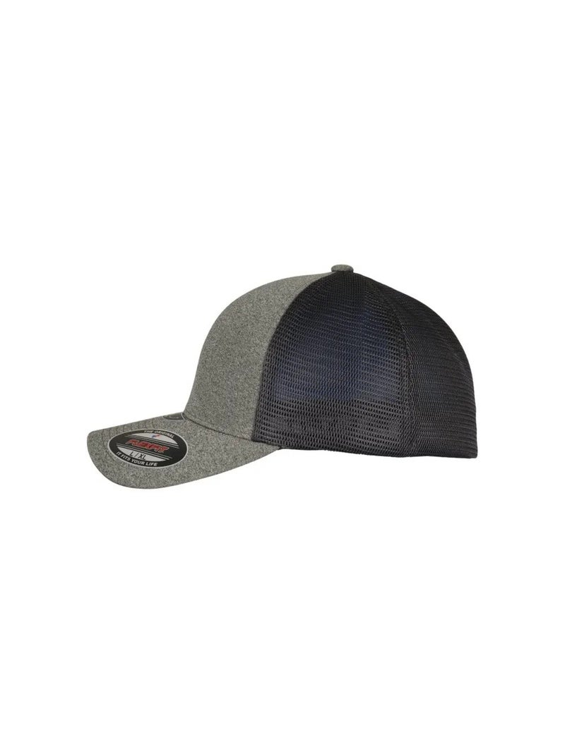 Flexfit - Casquette trucker motif/style 1 panneau Noir Vert - Kiabi
