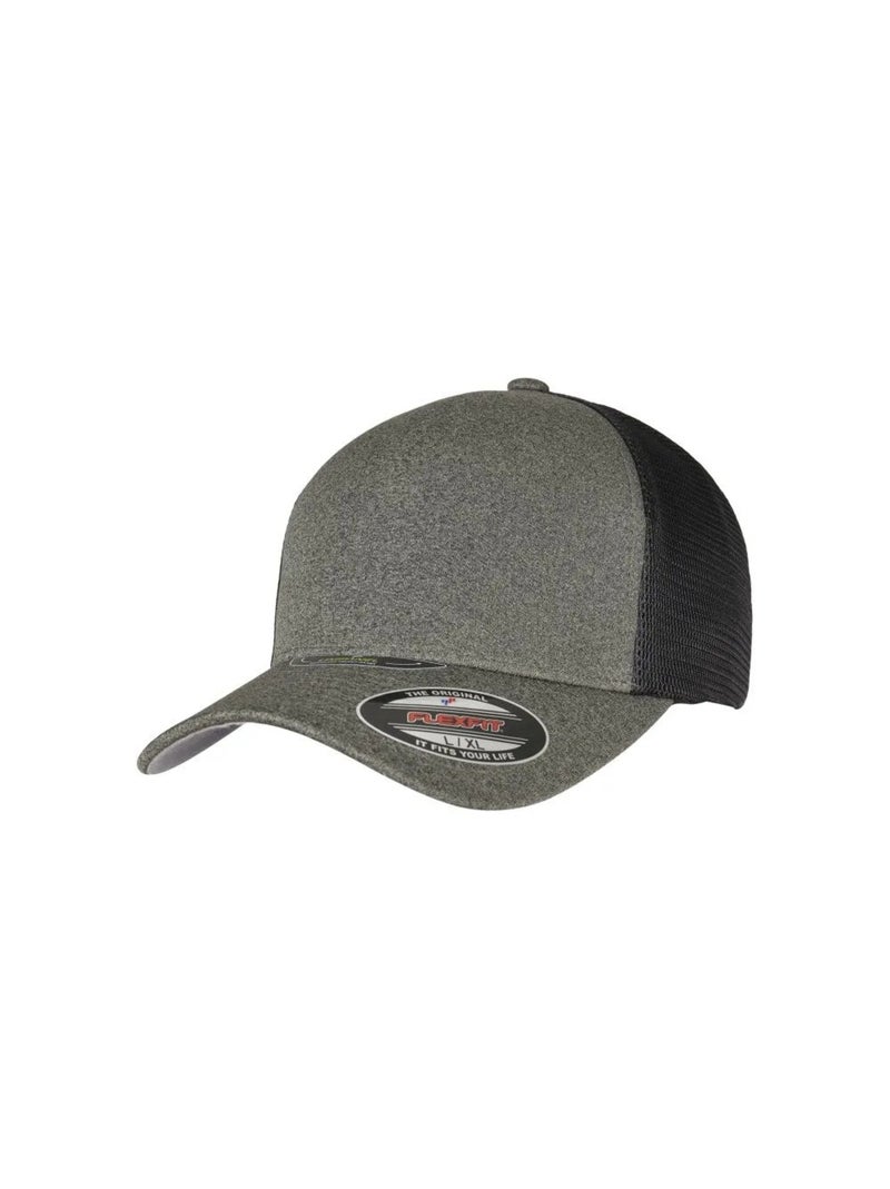 Flexfit - Casquette trucker motif/style 1 panneau Noir Vert - Kiabi