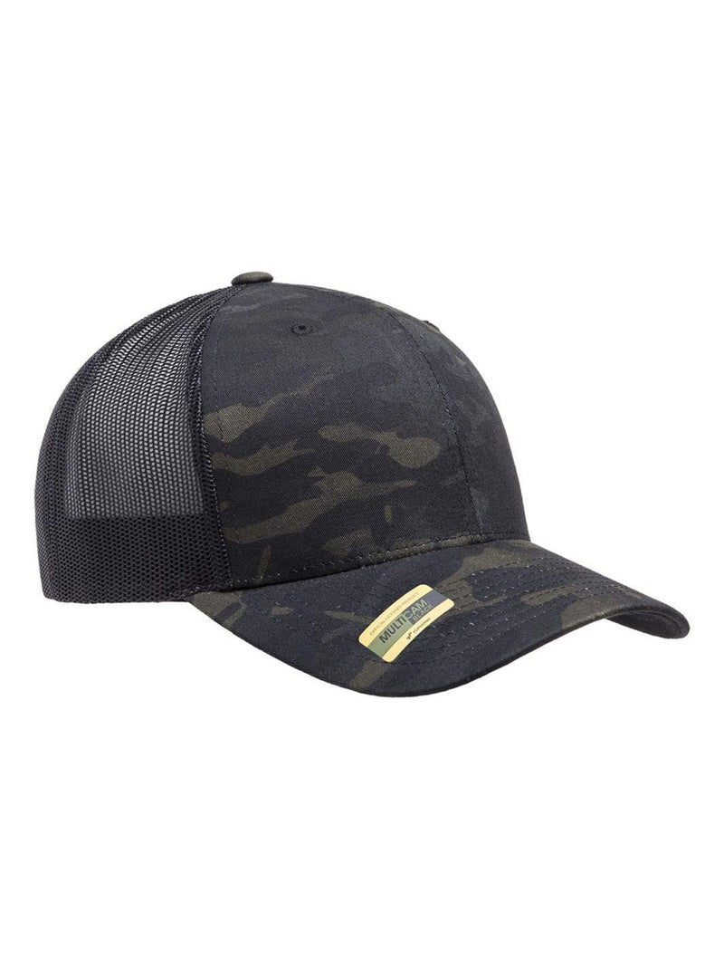 Flexfit - Casquette trucker motif/style camouflage Marron caramel - Kiabi
