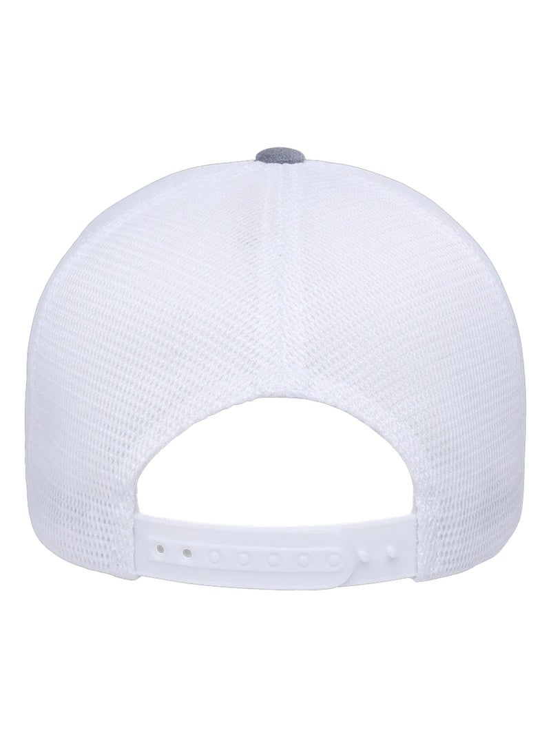 Flexfit - Casquette trucker motif/style Maille Gris Blanc - Kiabi
