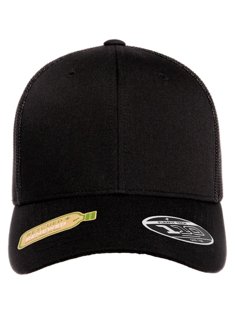 Flexfit - Casquette trucker motif/style Maille Noir - Kiabi