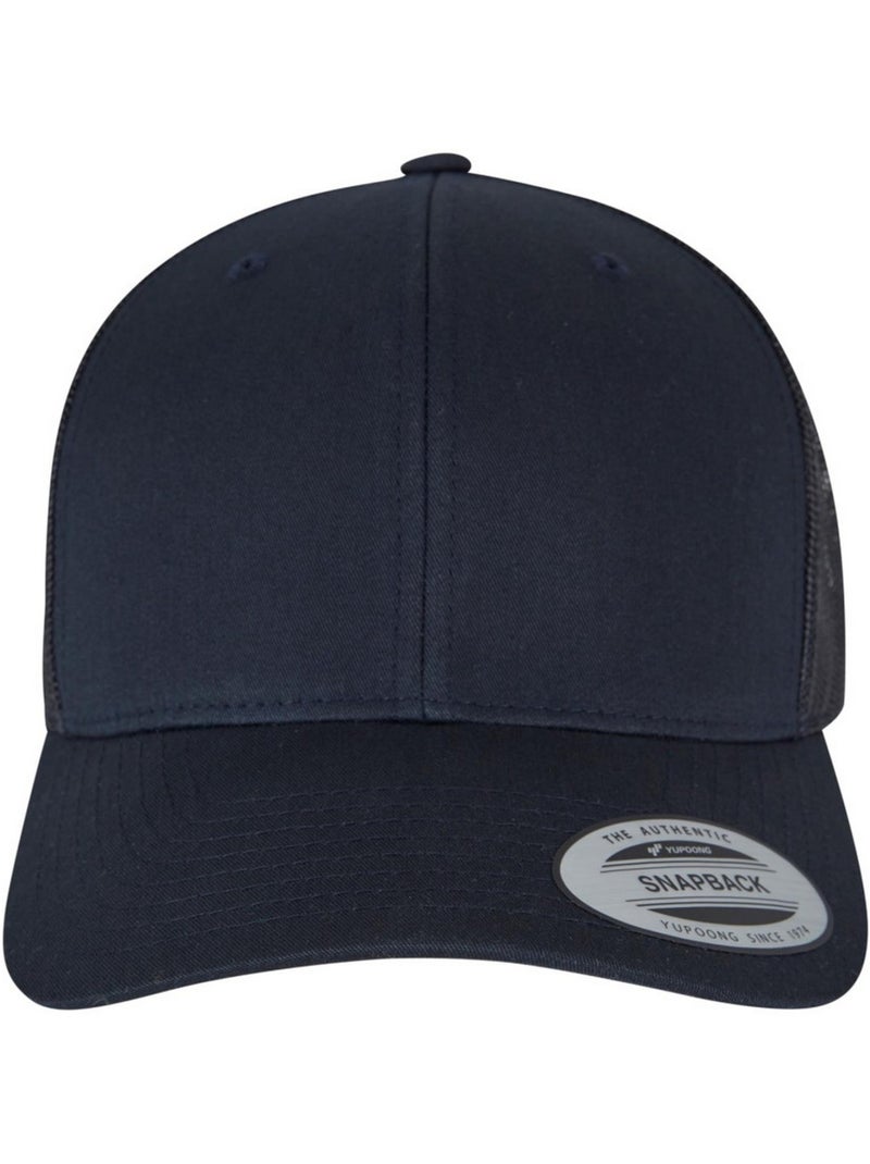 Flexfit - Casquette trucker motif/style rétro Bleu foncé - Kiabi