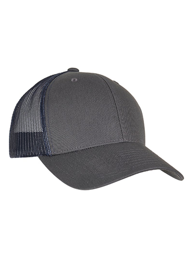 Flexfit - Casquette trucker motif/style rétro gris anthracite - Kiabi