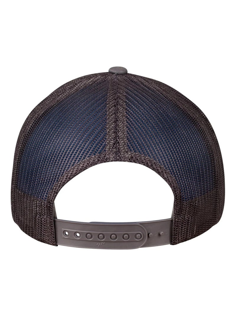 Flexfit - Casquette trucker motif/style rétro Gris foncé - Kiabi