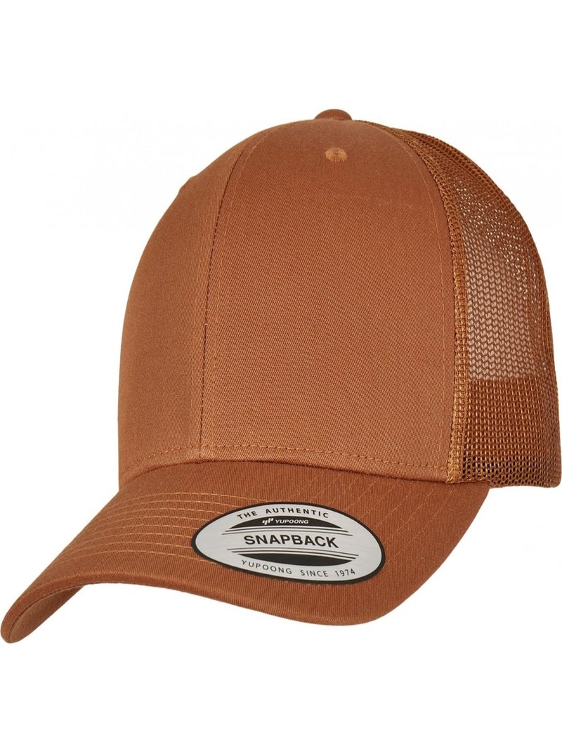 Flexfit - Casquette trucker motif/style rétro Marron caramel - Kiabi