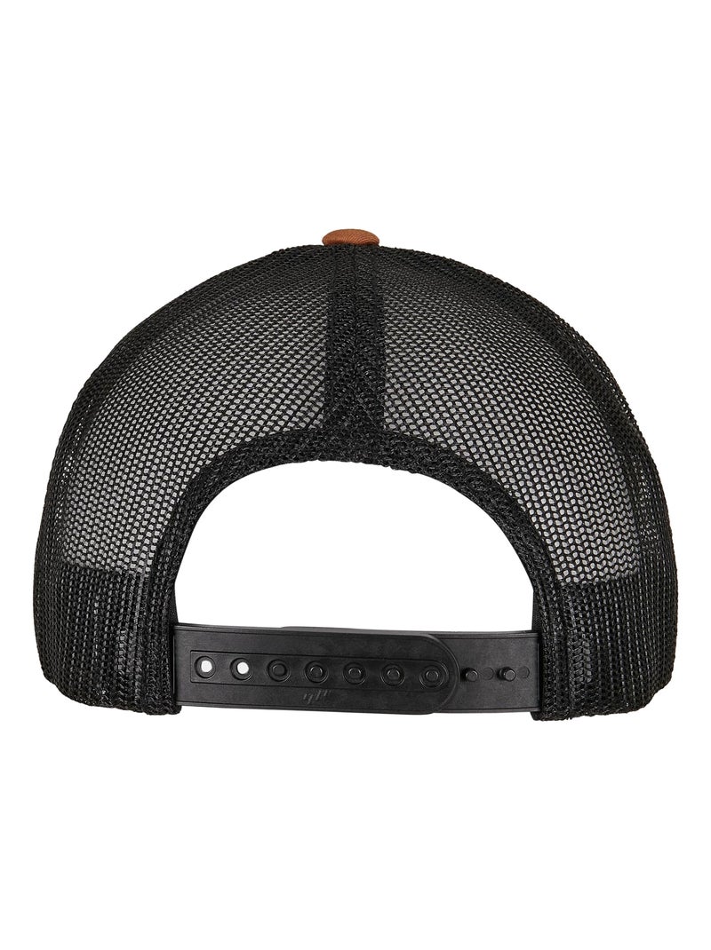 Flexfit - Casquette trucker motif/style rétro Marron caramel - Kiabi