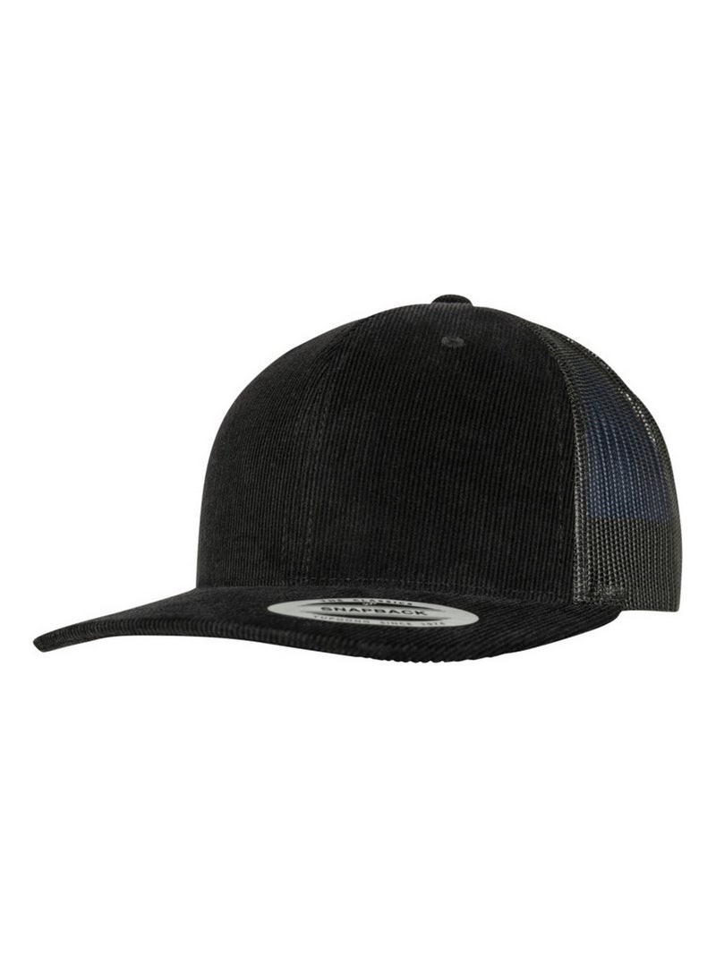 Flexfit - Casquette trucker motif/style rétro Noir - Kiabi