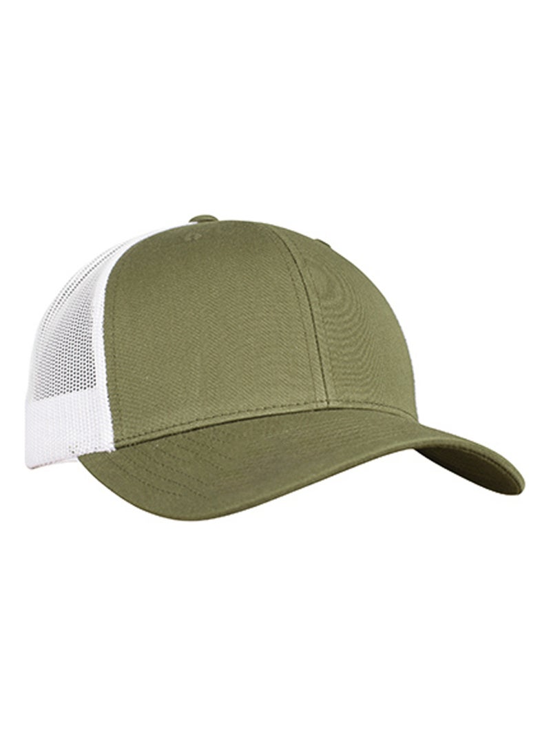 Flexfit - Casquette trucker motif/style rétro Noir Kaki - Kiabi
