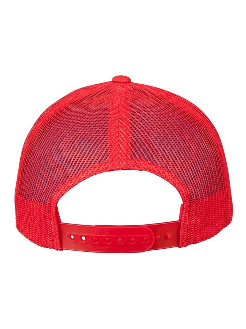 Flexfit - Casquette trucker motif/style rétro Rouge - Kiabi
