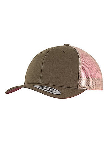 Flexfit - Casquette trucker motif/style rétro