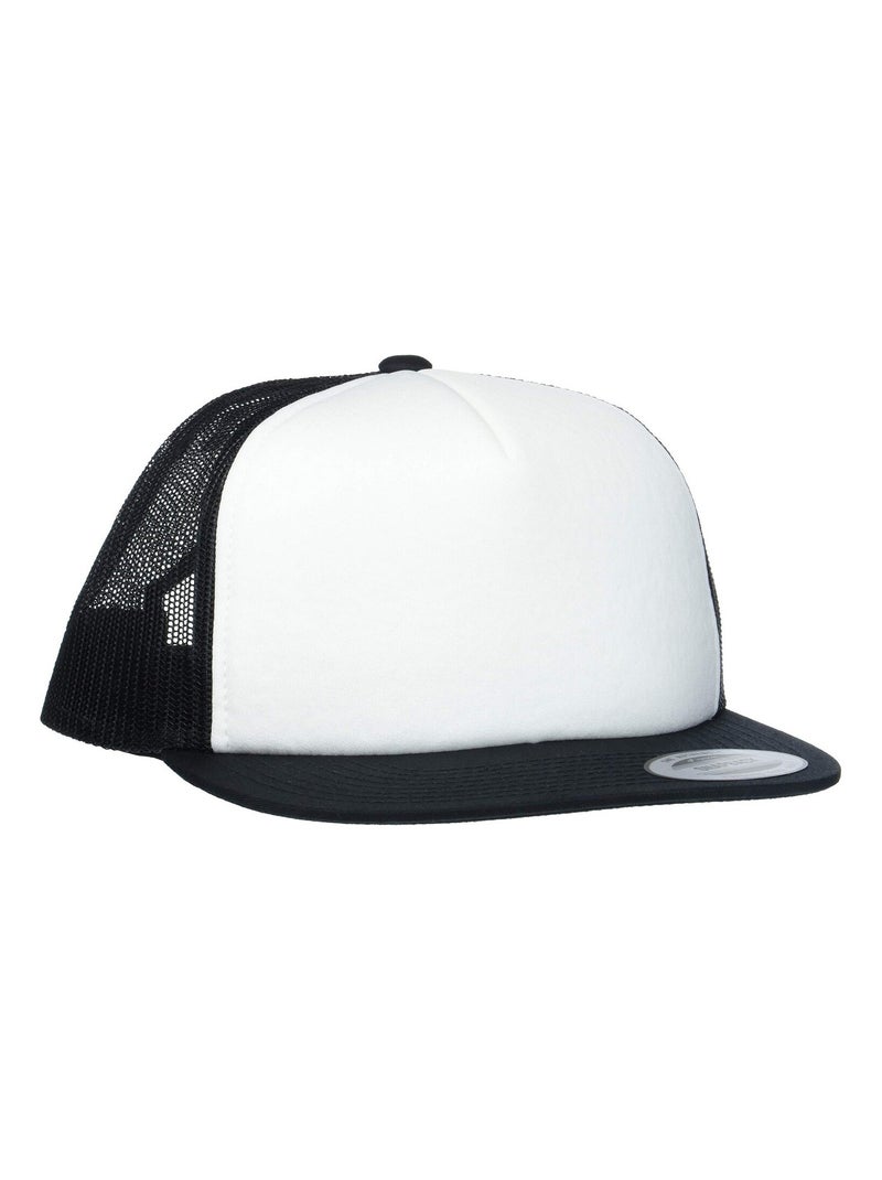 Flexfit - Casquette trucker Noir Blanc - Kiabi