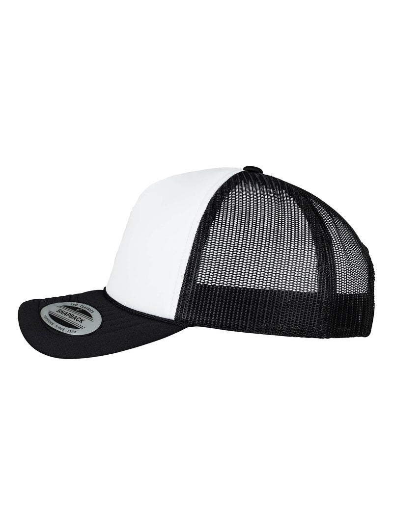 Flexfit - Casquette trucker Noir Blanc - Kiabi