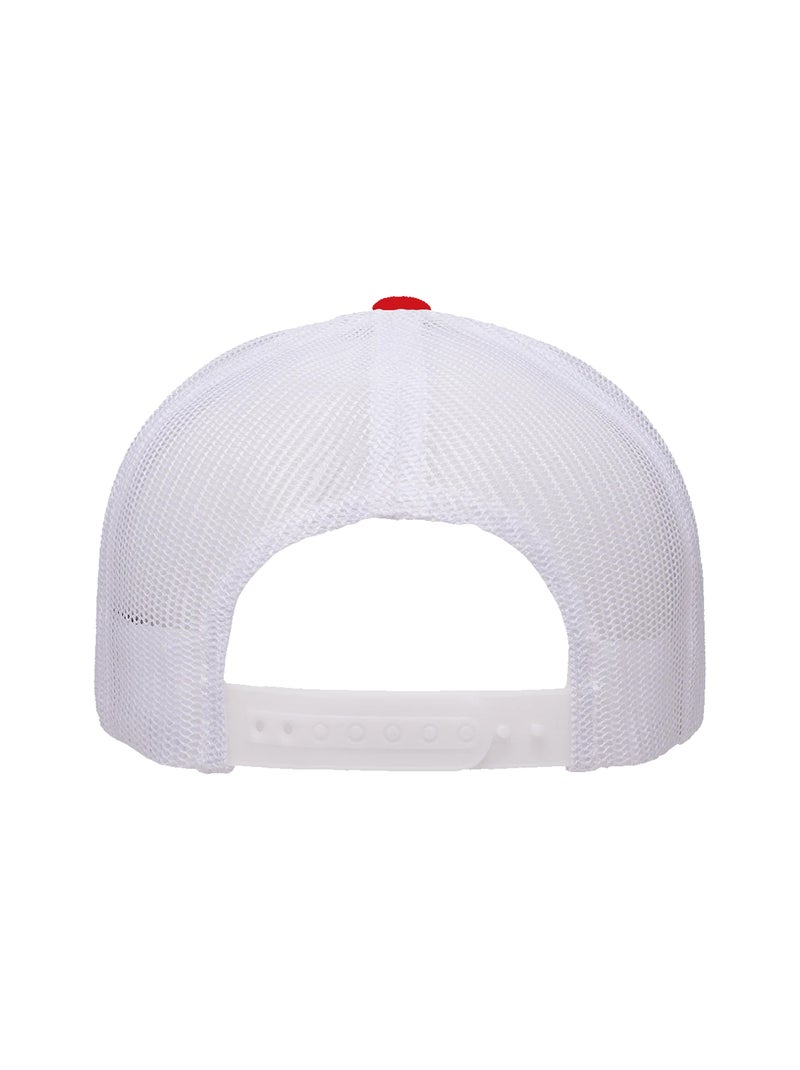 Flexfit - Casquette trucker RETRO Blanc Rouge Blanc - Kiabi
