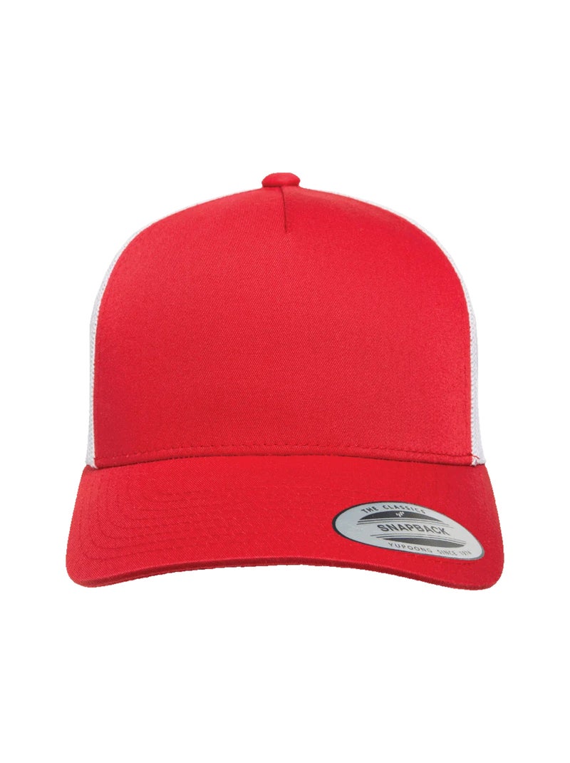 Flexfit - Casquette trucker RETRO Blanc Rouge Blanc - Kiabi