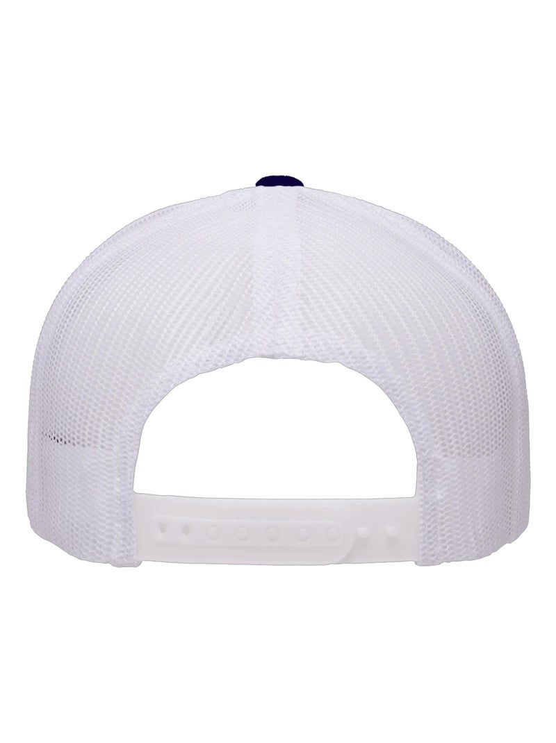 Flexfit - Casquette trucker RETRO Bleu Bleu marine Blanc - Kiabi