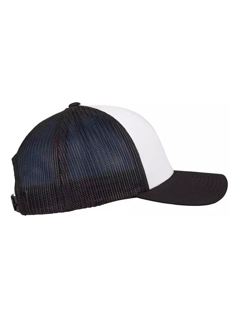 Flexfit - Casquette trucker RETRO Noir Blanc - Kiabi
