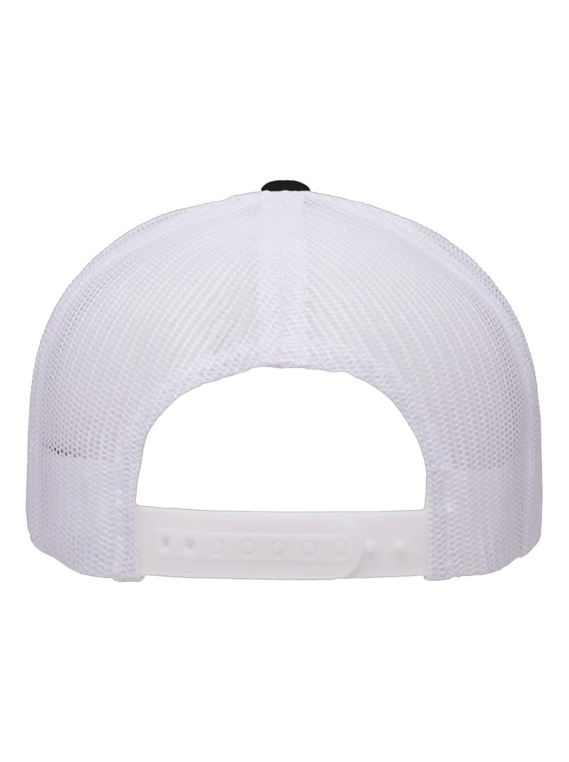 Flexfit - Casquette trucker RETRO Noir Blanc - Kiabi