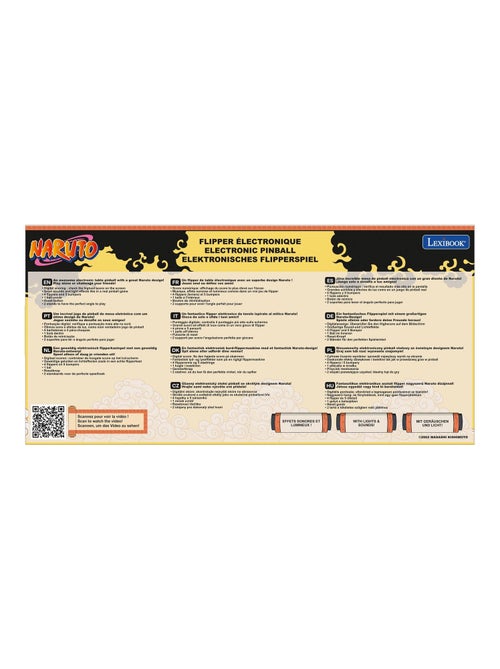 Flipper électronique de table Naruto - Kiabi