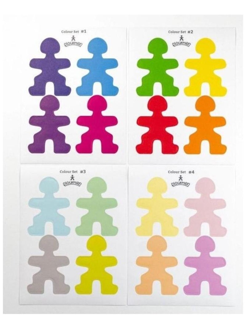 Flockmen 16 Autocollants couleur N/A - Kiabi