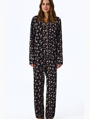 Floral dream ensemble de pyjama chemise et pantalon à manches longues penti