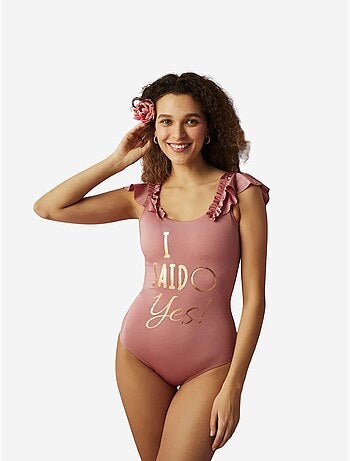 Flore maillot de bain à volants penti