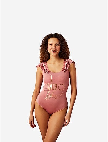Flore maillot de bain à volants penti