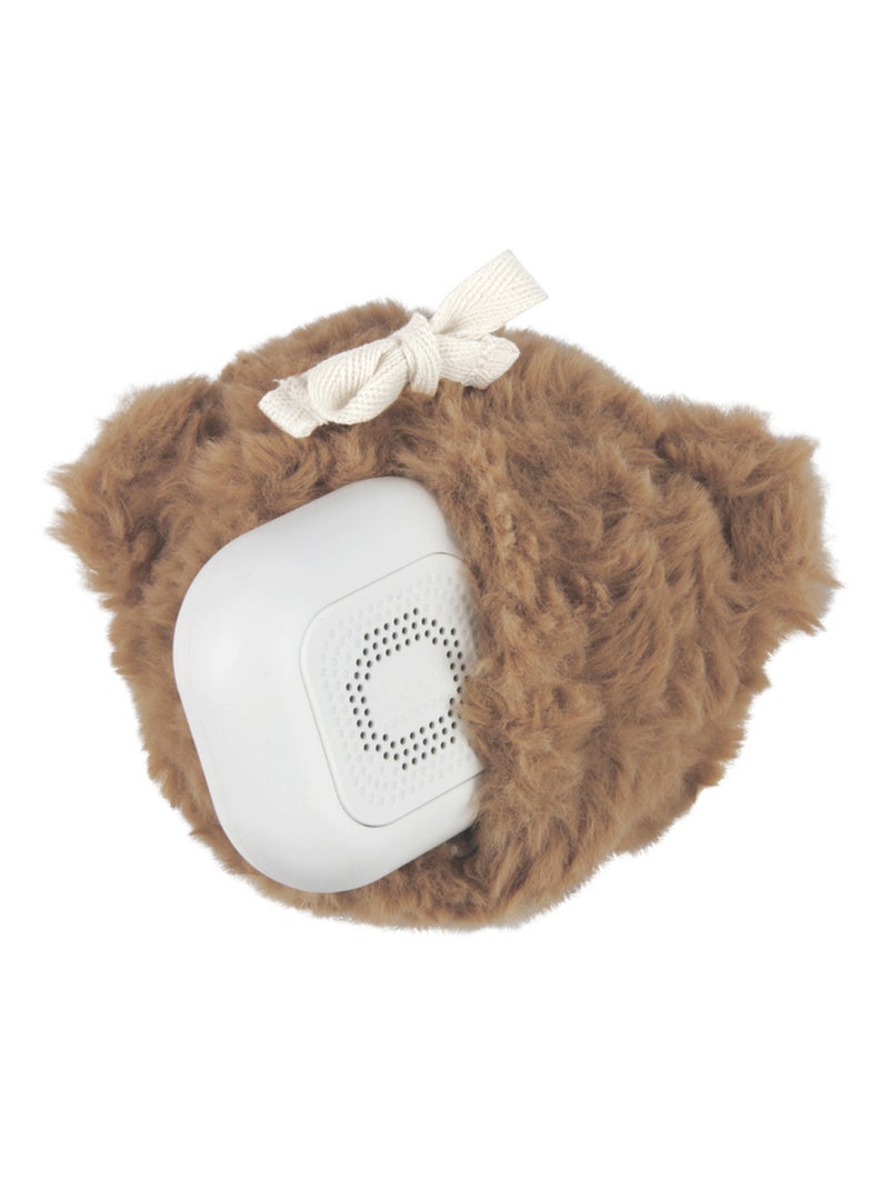 FLOW - Peluche bruit blanc à suspendre Marron - Kiabi
