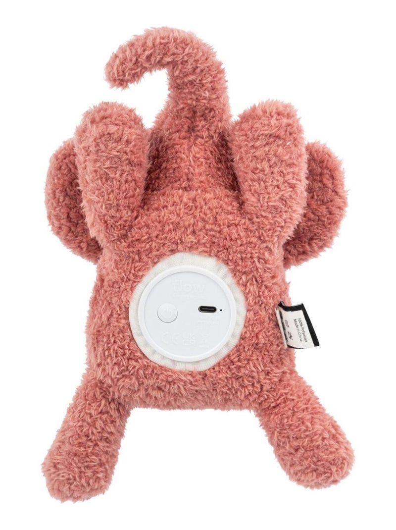 FLOW - Peluche lumineuse George l'éléphant Rose - Kiabi