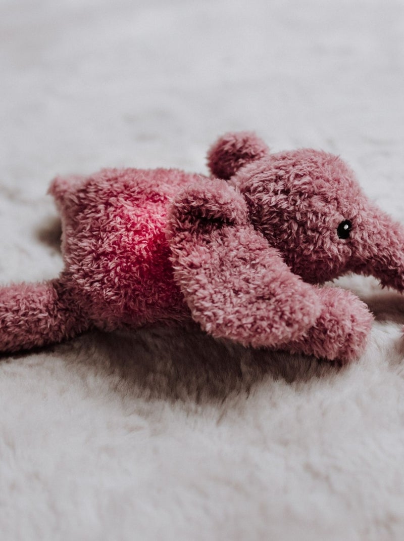 FLOW - Peluche lumineuse George l'éléphant Rose - Kiabi