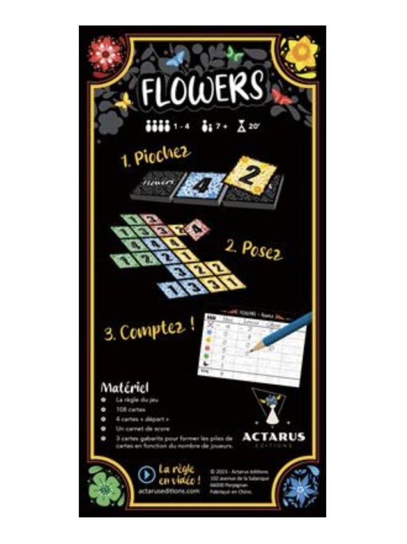 Flowers - Jeu de societe - Actarus edition N/A - Kiabi