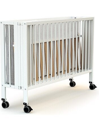 Folding wooden baby bed flow