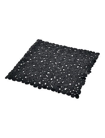Fond de douche 52x52cm pvc uni noir