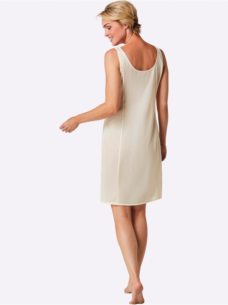 Fond De Robe Antistatique - Taille Standard - Witt Marron - Kiabi