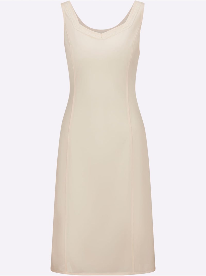 Fond De Robe Antistatique - Taille Standard - Witt Marron - Kiabi