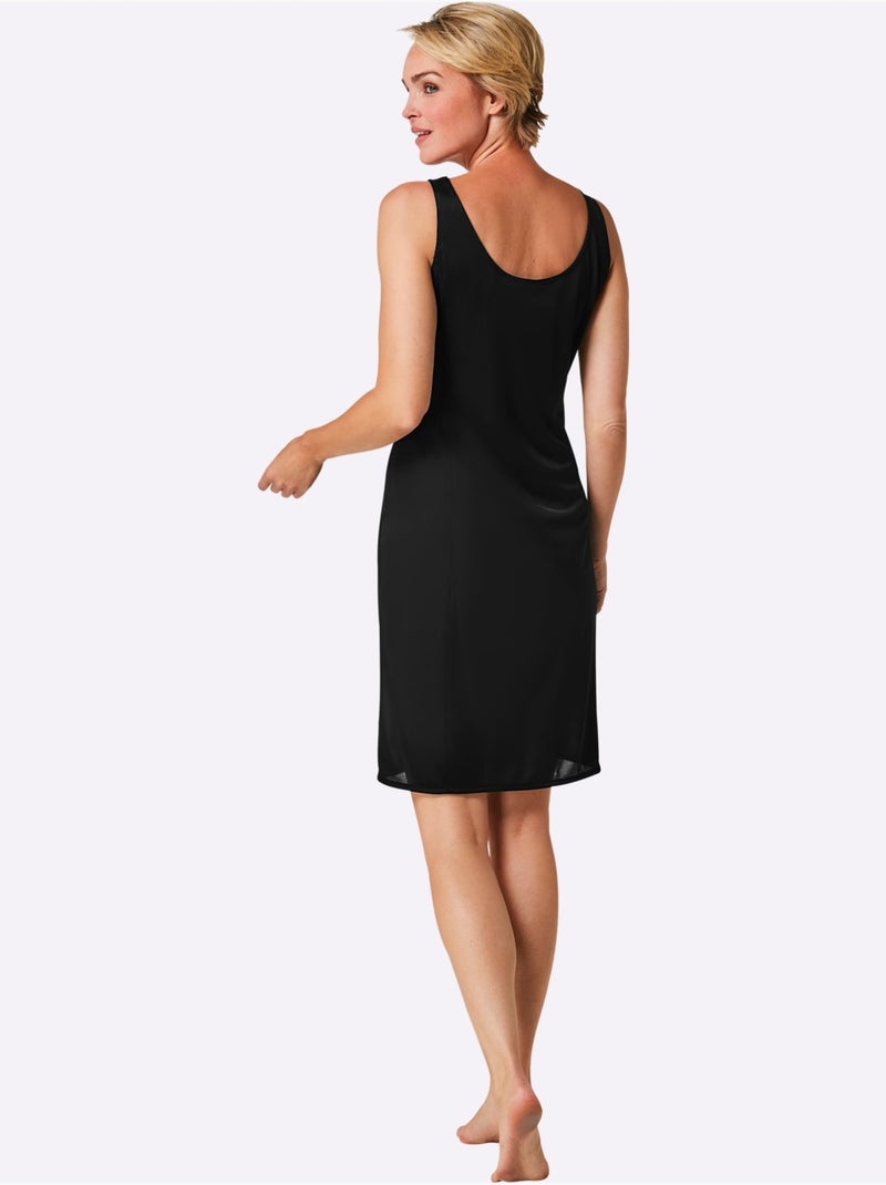 Fond De Robe Antistatique - Taille Standard - Witt Noir - Kiabi