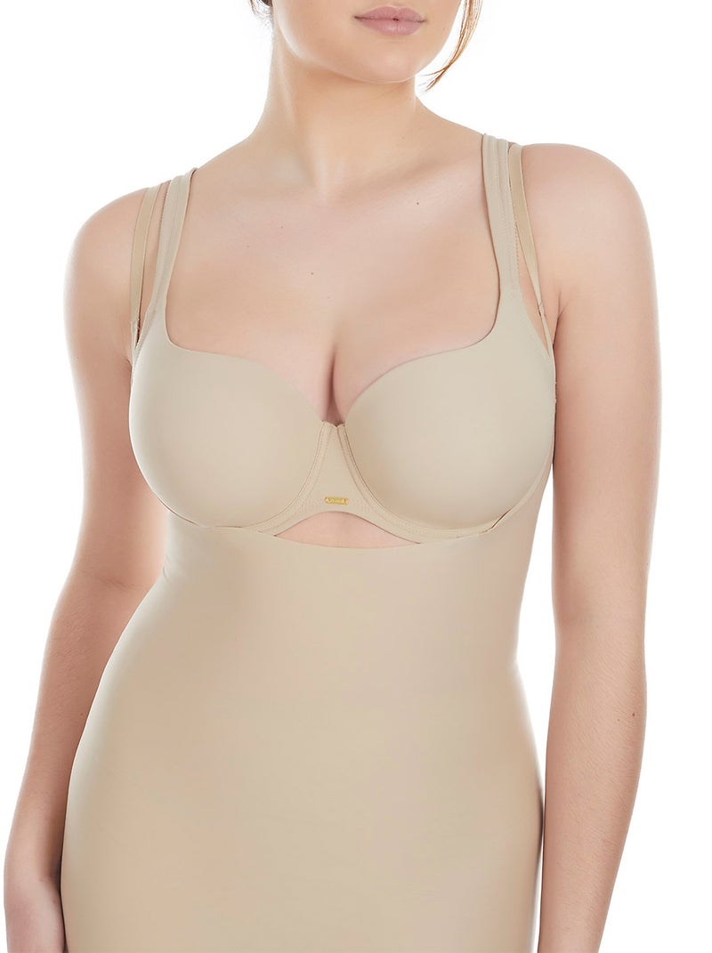 Fond de robe effet lipo Curves Beige - Kiabi