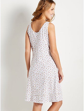 Fond de robe en pur coton long 90cm - DAXON