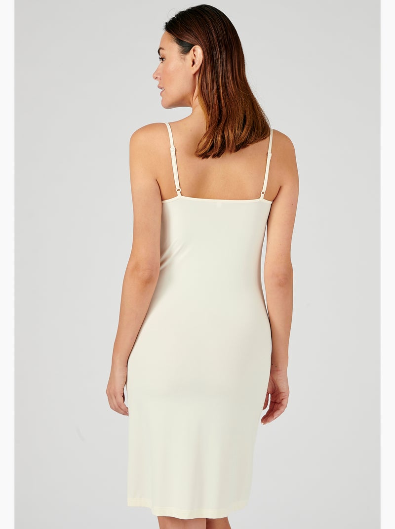 Fond de robe fluide - Damart Marron - Kiabi