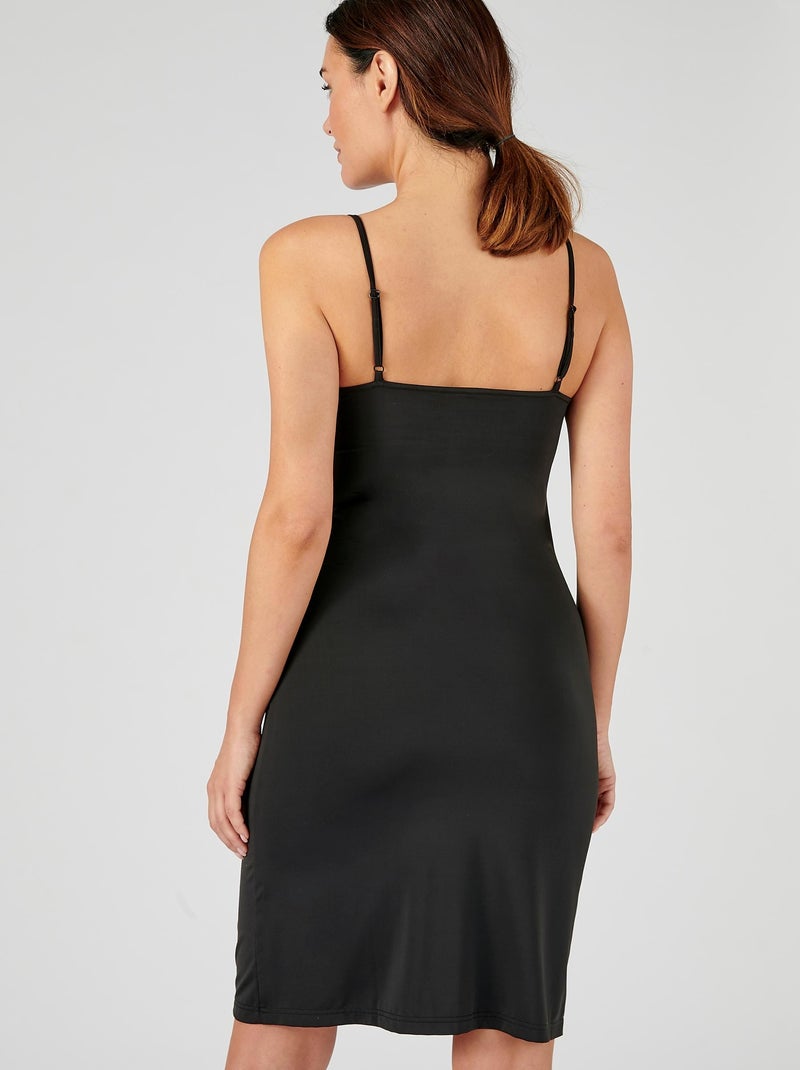 Fond de robe fluide - Damart Noir - Kiabi