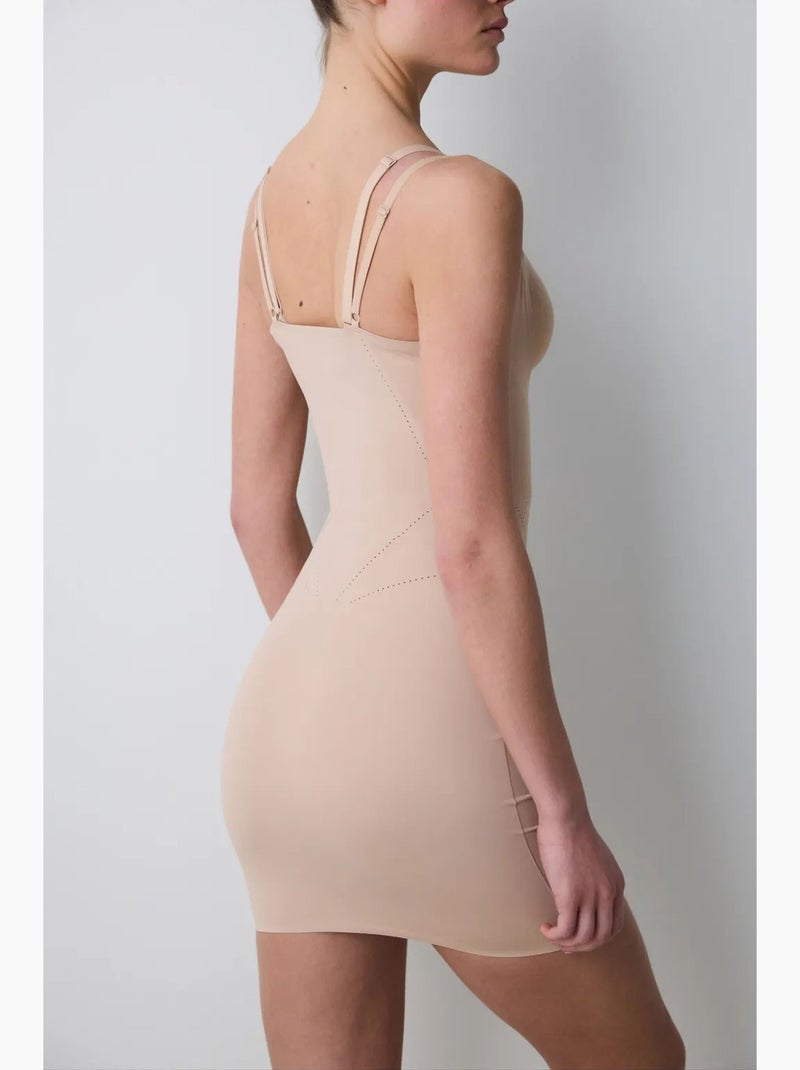 Fond de robe gainant léger invisible penti Beige argile - Kiabi