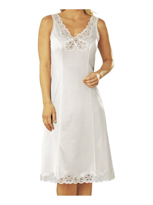 Fond de robe maille satinée 100 cm - Kiabi