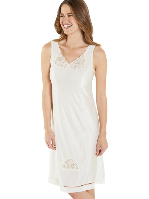 Fond de robe maille satinée 105cm - DAXON - Kiabi
