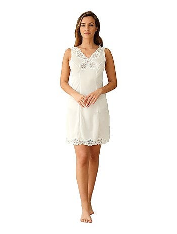 Fond de robe maille satinée 90 cm
