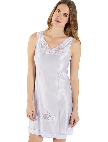 Fond de robe maille satinée 90 cm