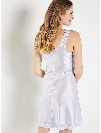 Fond de robe maille satinée 90 cm