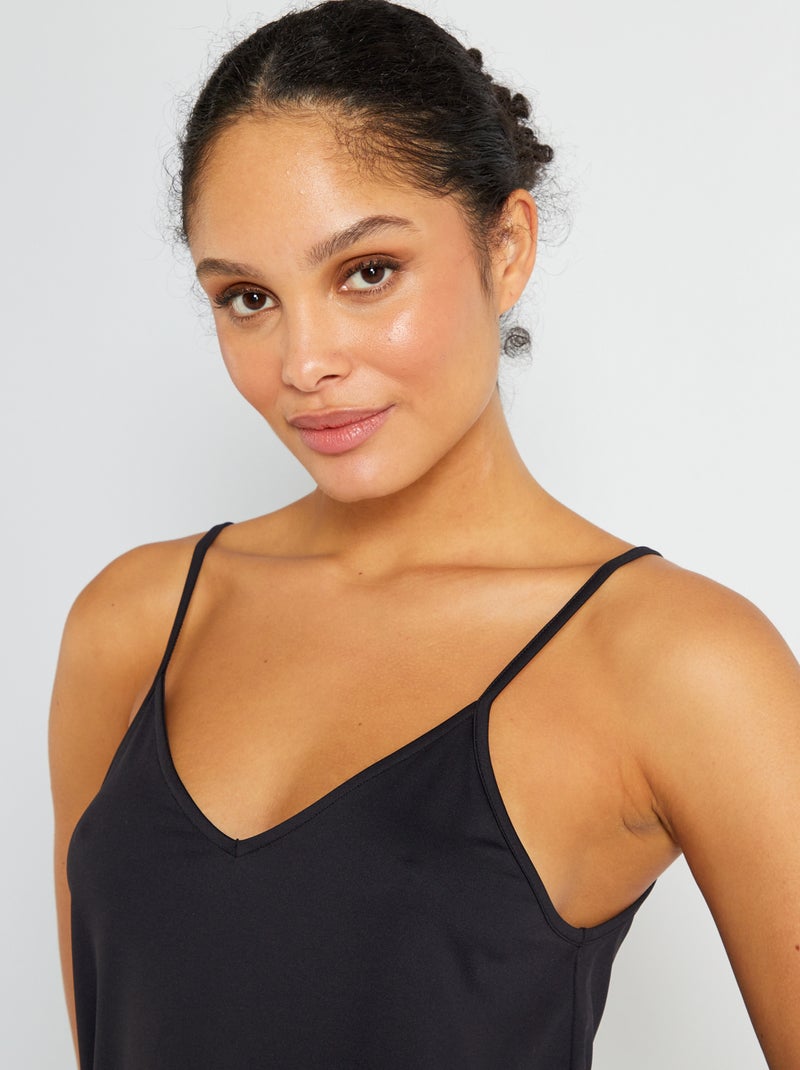 Fond de robe noir Femme Kiabi